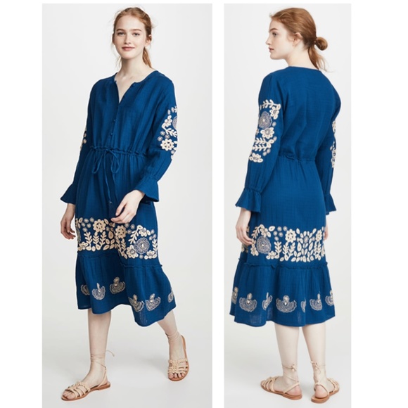 NWT - Roller Rabbit Margoa Peasant Dress - Picture 1 of 13